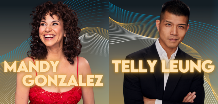 Mandy Gonzalez and Telly Leung