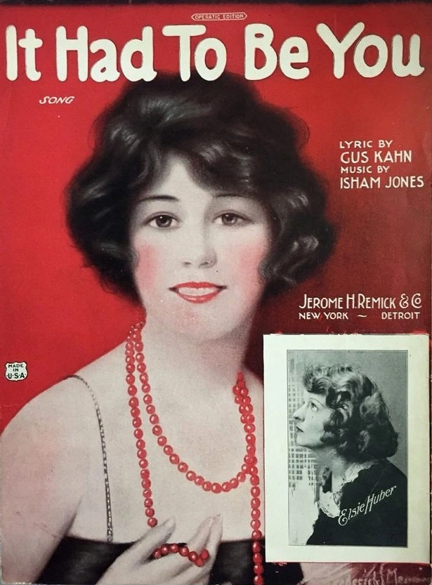 Sheet music cover for the song &quot;It Had to Be You&quot;