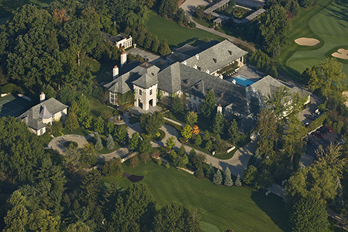 An aerial view of the Asherwood estate - photo by C.J. Walker