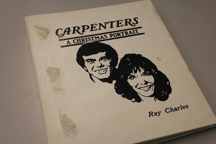 The production binder for the Carpenters A Christmas Portrait TV special.