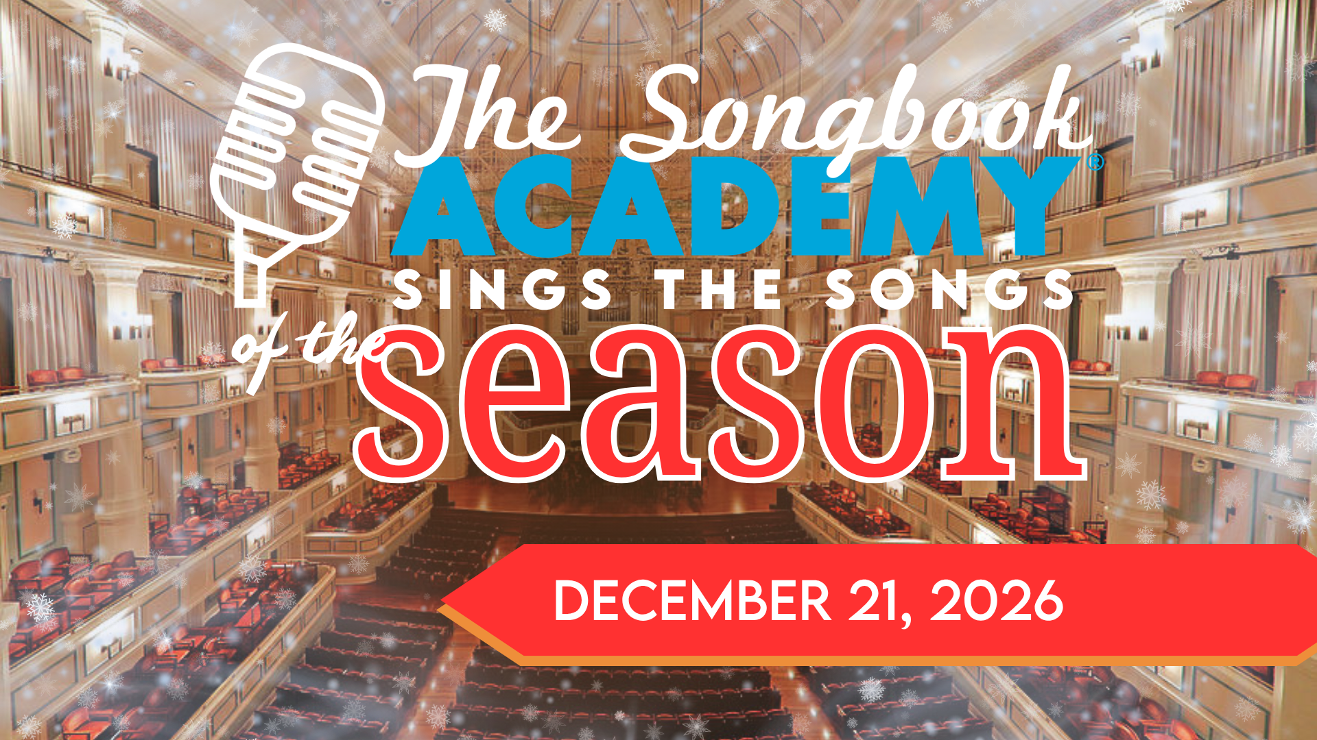 Songbook Academy Sings the Songs of the Season